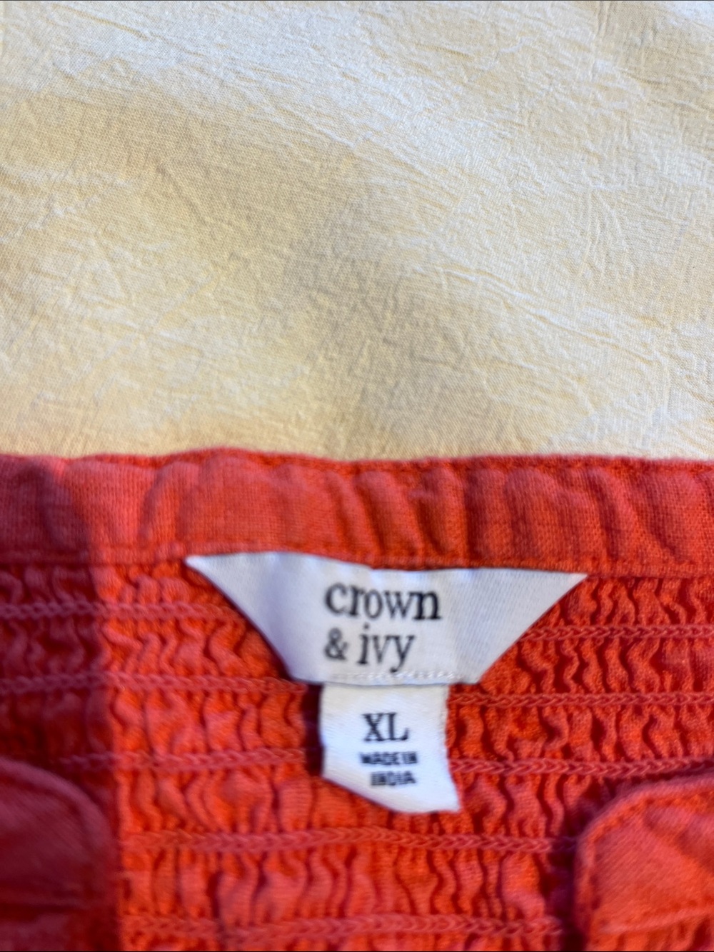 Crown & Ivy Women's Sleeveless Solid Smocked Peasant Dress Size XL - Picture 4 of 10